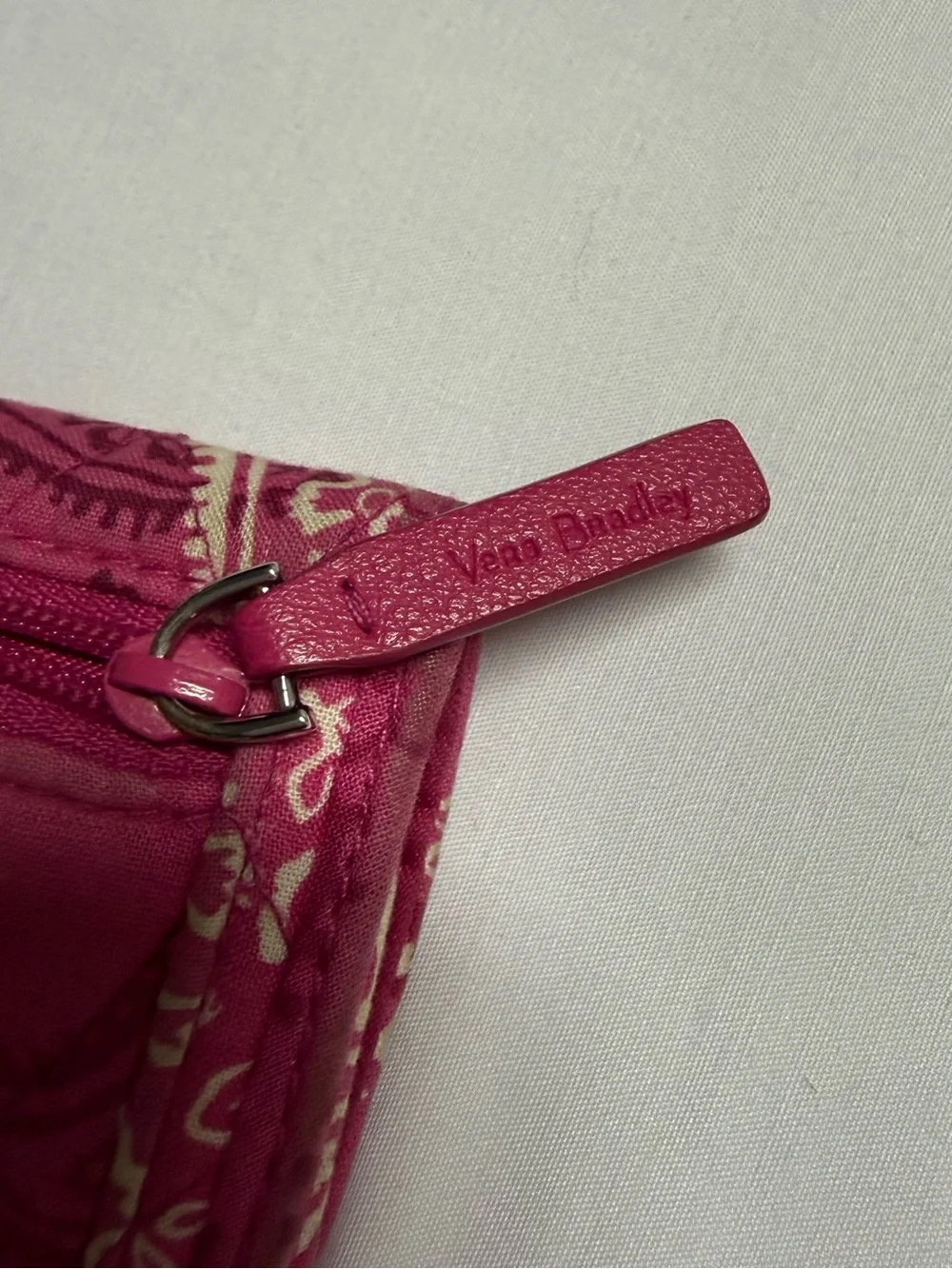 Vera Bradley Quilted Paisley Wallet - Raspberry Pink retired